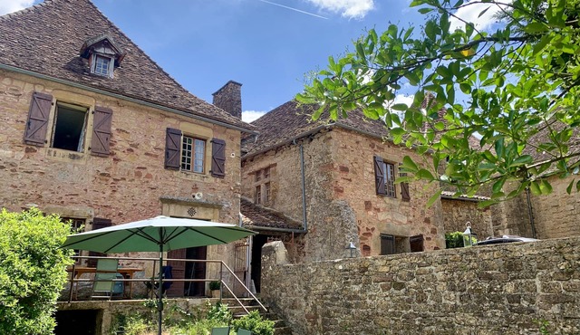 Maison Gite 7 Pers au Pied Château Médiéval, au Cœur Plus Beaux Villages France