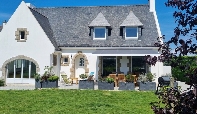 Maison Golfe du Morbihan, Vue Mer, 6 Chambres, Plage à 600m