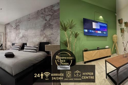 Maison hyper centre maxi 28pers Tour d'Auvergne