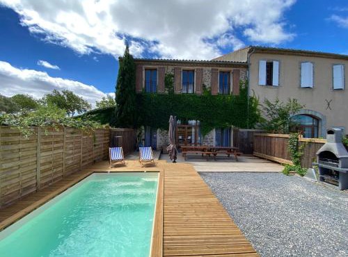 Maison indépendante, canal du Midi, Piscine
