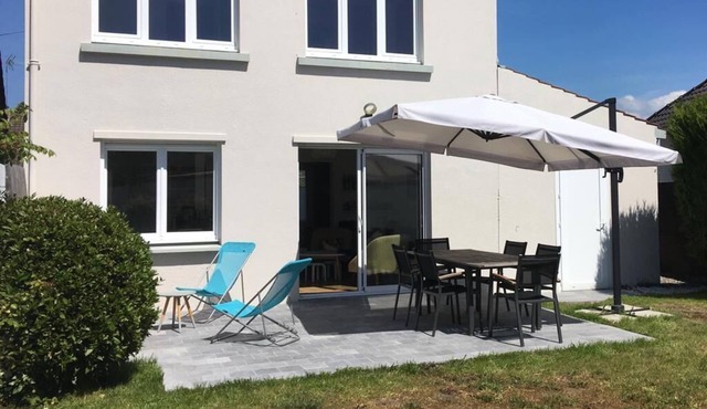 Maison Individuelle à 100 Mètres du Touquet , Jardin ,ménage Inclus