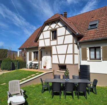 Maison individuelle, 10 minutes de Colmar 4 chambres - 8 personnes - 2 sdb