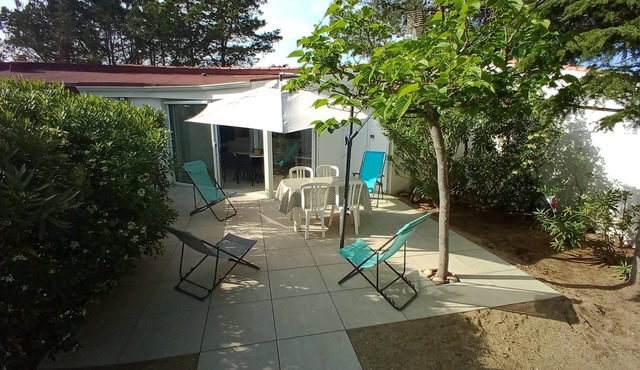 Maison Jardin Wifi- Clim-100 m plage sauvage - 20 min from Perpignan