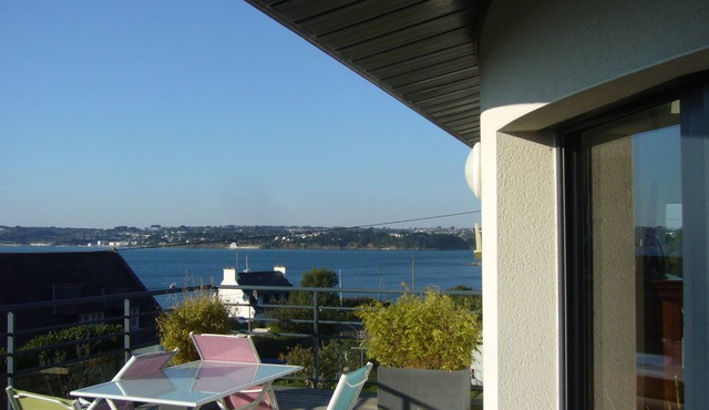 maison kermajo vue rade de Brest a Plougastel pour 6 pers