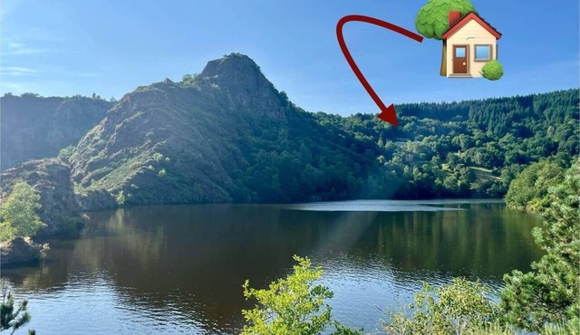 Maison Loulie Truyere : Vue Lac & Gorges de la Truyère - Kayaks et baignade