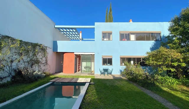 Maison Le Corbusier 2 bedrooms garden & pool