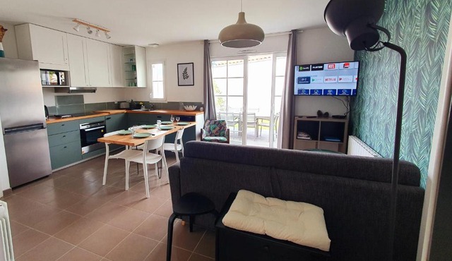Maison le Havre de la Gachère, 2 chambres, 2 salles d'eau, parking privé et jardin