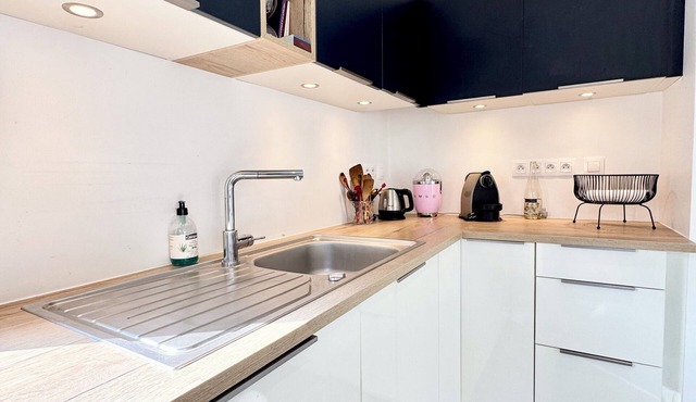 Maison lumineuse avec jardin à 50m de la mer