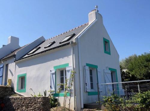 Maison mitoyenne à 200m de la plage, village de Samzun, avec jardin - FR-1-418-91