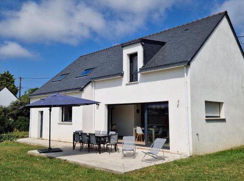 Maison moderne pour 8 pers. à 600m de la plage avec grand jardin - FR-1-639-140