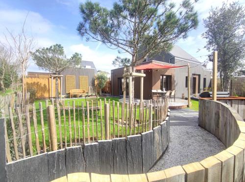 Maison neuve 8 pers avec jardin à 800m plage - Sarzeau - FR-1-639-110