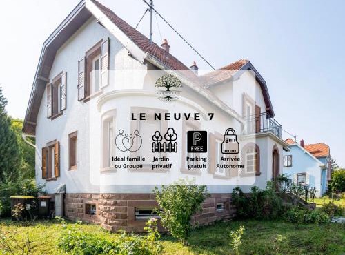 Maison Neuve, Grand jardin, Parking privé, Idéal groupe et famille