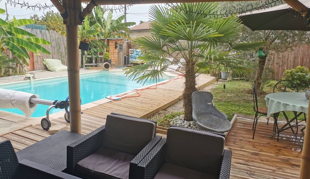 Maison Pierre 9 Couchages Piscine Chauffée Jacuzzi