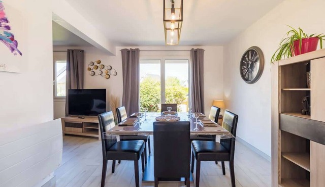 Maison pour 6 avec jardin, proche de la mer