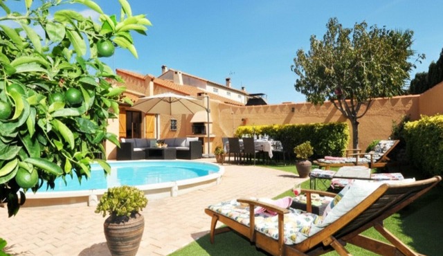 Maison proche plage avec piscine – 6 pers. Pyrénées-Orientales.