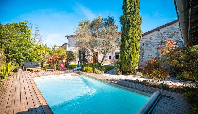 Maison Saint-Sernin – Pool, garden and air conditioning – 15 minutes from Albi