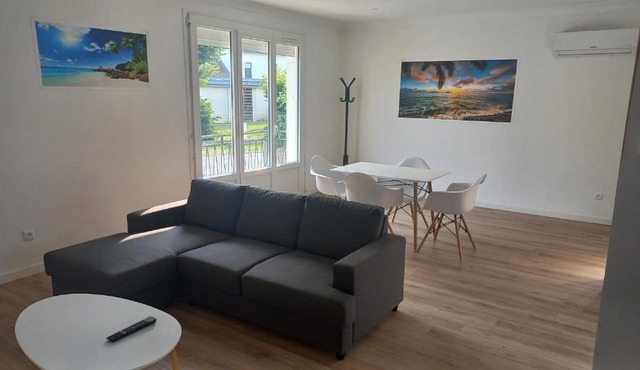 Maison spacieuse avec un terrain