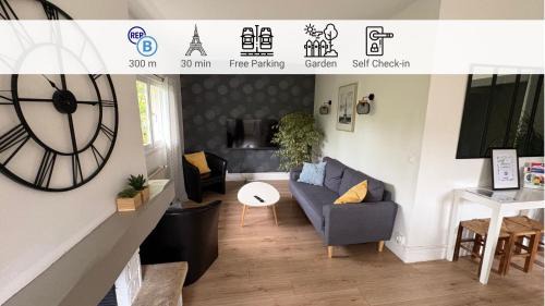 Maison spacieuse et paisible - 4 chambres, parking, wifi