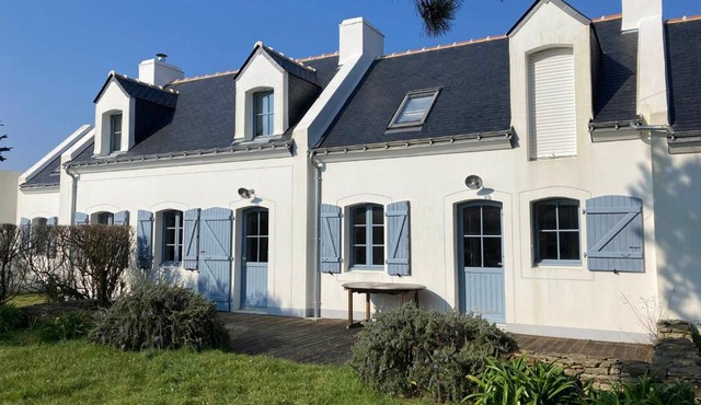 Maison spacieuse proche plage avec jardin à Bangor - FR-1-418-228