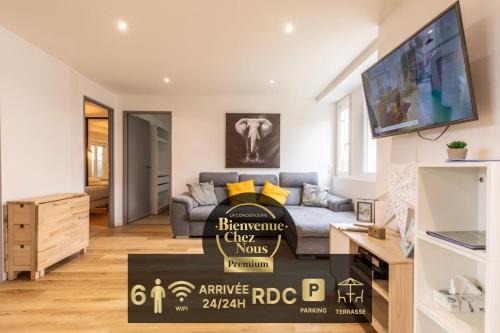 Maison tout équipée Châteaugay Terrasse & Garage