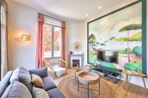 Maison type Archonnaise rénovée à proximité de Bordeaux
