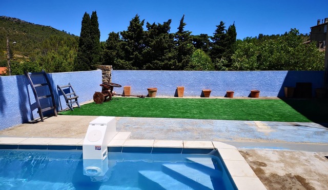 Maison Vallée du paradis private pool, mountain bike route