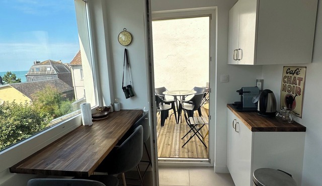 Maison vue mer en baie de somme