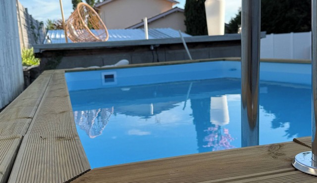 Maisonette "Tiny House" avec jardin, légumes frais & piscine #Vichy