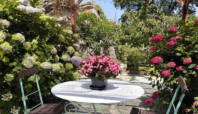 Maisonette with garden and breathtaking views of Saint Michel church!