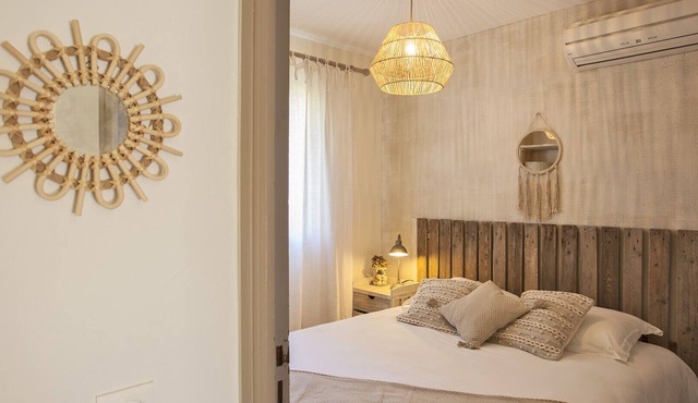 Maisonnette d'une chambre "Bambou" avec jardin - 2 à 4 personnes