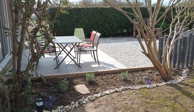 Maisonnette near the beach with garden 3-star rental