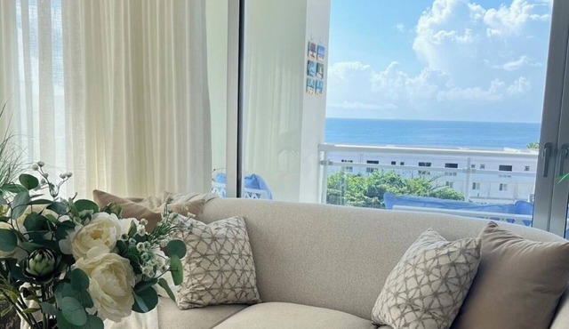 Majestic 2-bedroom apartment with AC in beautiful Boca Chica Ocean View balcony