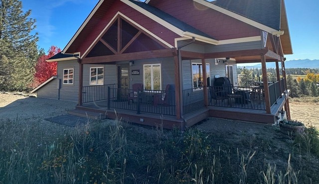 Majestic Montana! Brand new custom home with authentic touches of the Old West.