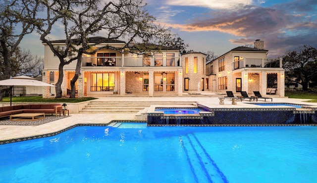 Majestic Oak: 6500 sq ft Luxury Estate with Private Resort Pool, Spa, & Games