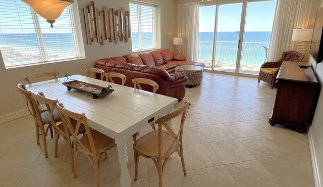 Majestic Sun A701 luxurious corner 3 bed 3 bath with ocean views from 2 sides!