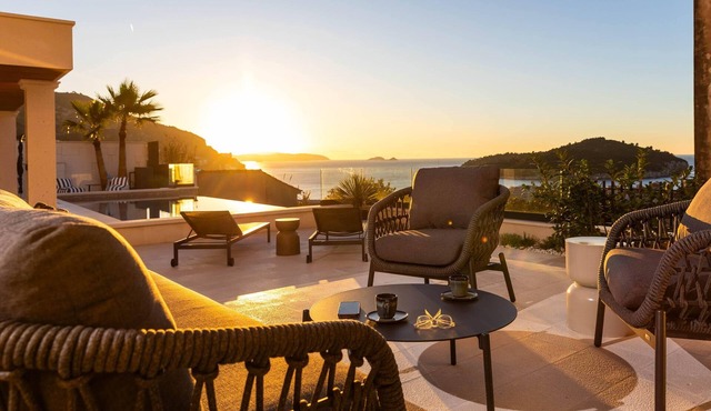 Majestic Villa Lidija w/private infinity pool and sea view