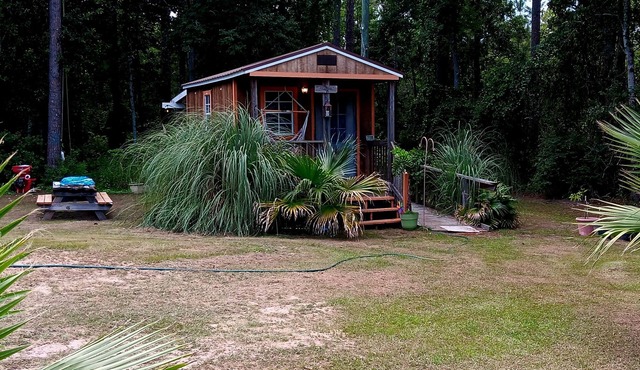 Malakai campground different by design⛺ little jo cabin wheelchair accessible