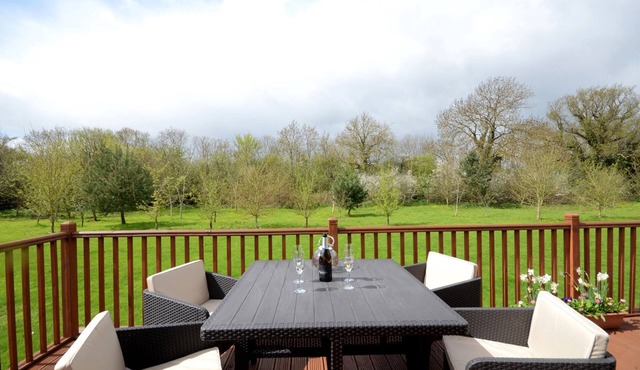 Malton Grange - Victory Greenland Luxury Lodge with hot tub. Rural views.