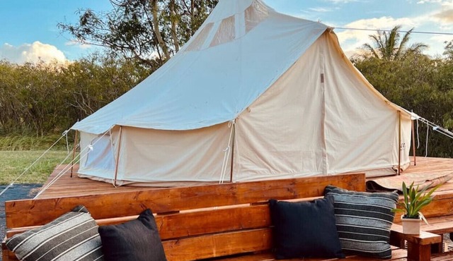 Maluhia · Cozy Bell Tent On Hawi Nani Ranch