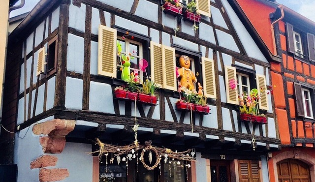 Manala *, Alsatian house for 7 to 9 people in Kaysersberg - 3 bedrooms, 2 bathrooms, veranda