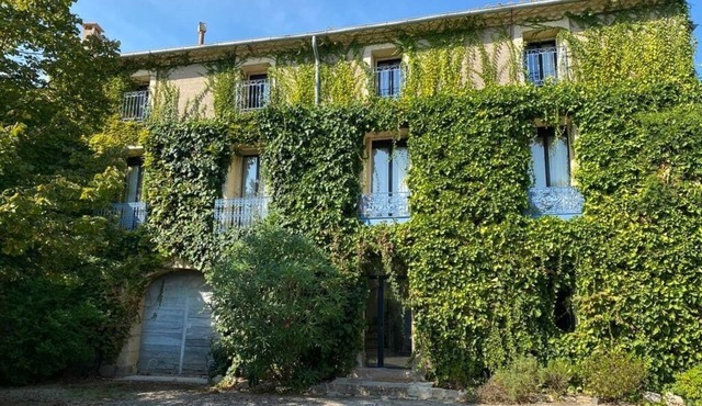 Manor House with private walled garden and pool