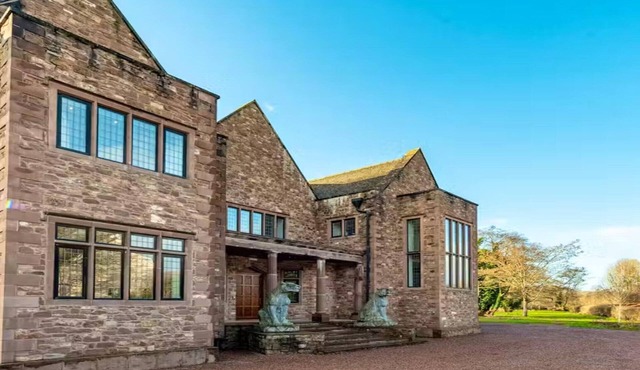 Manor House on the banks of the River Monnow