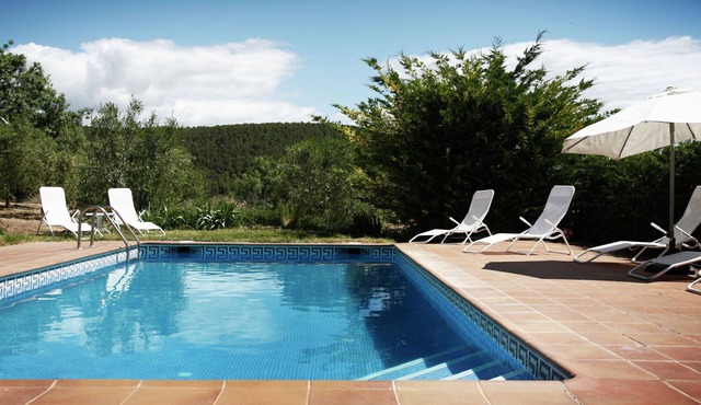 Mansion in La Llacuna with Pool & Mountain Views
