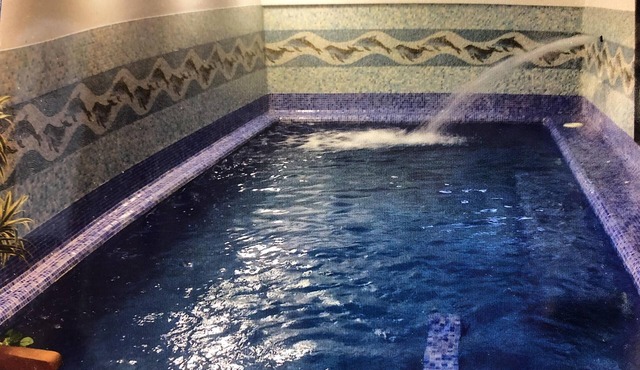 Mansion with garden, indoor heated pool and outdoor pool.