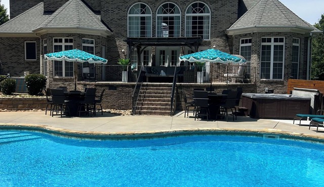 Mansion with pool, theater, and jacuzzi!
