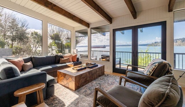 Manzanita Beach House | 75ft Waterfront Views, Beach Access & Fire Pi
