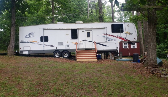 Mara-logo Large camper / large lot near Chincoteague Va. Park has all amenities