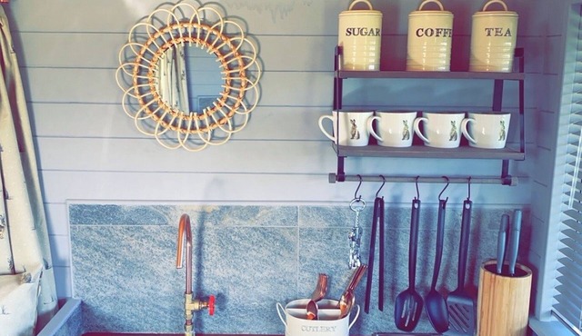 March Hare is a marvellous shepherd’s hut that sleeps up to four people.