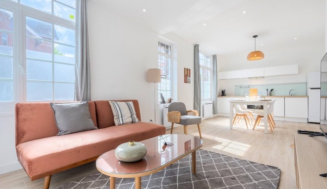 Marcq en Baroeul two-bedroom bright and equipped