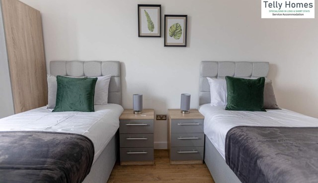 Marigold unit at Telly Homes Limited Birmingham City Centre - 2 Bed, Free WiFi